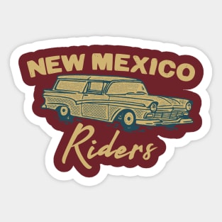 New Mexico riders vintage motors Sticker